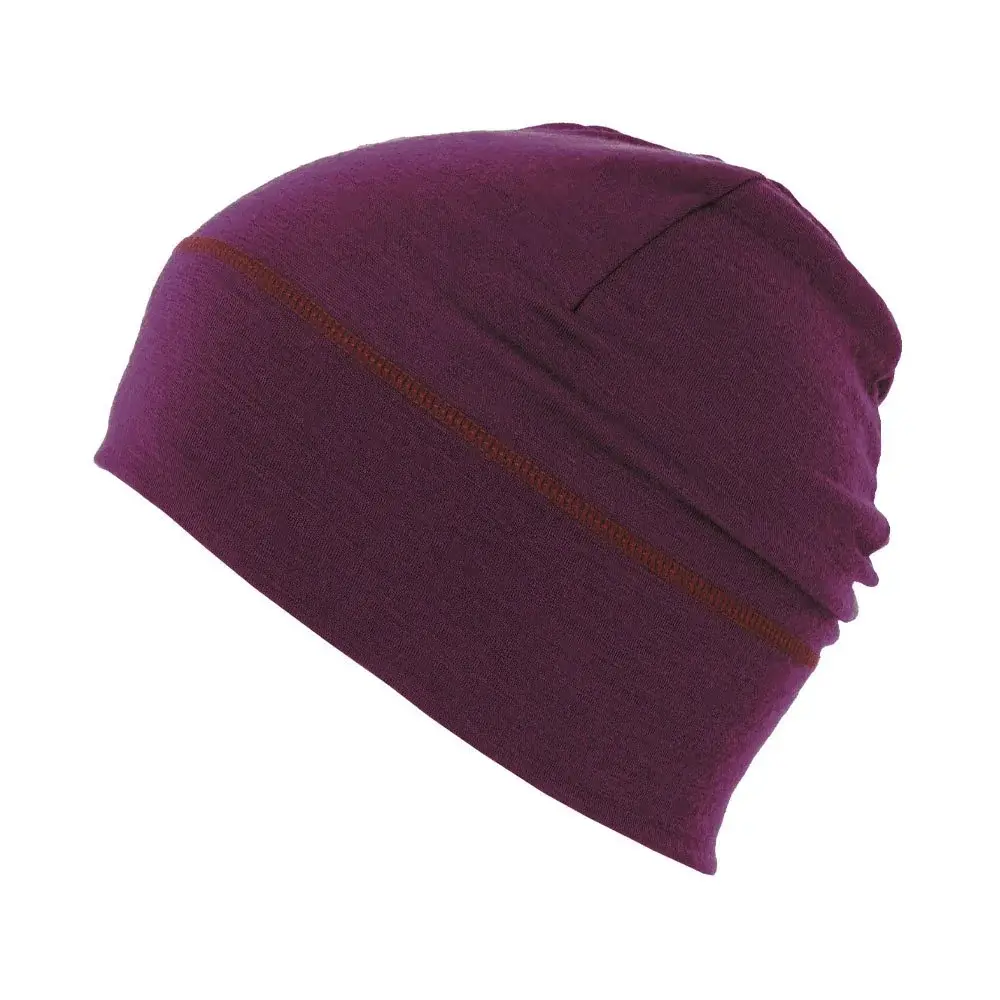 MATT Шапка вовняна MATT 5805 Light Merino Wool Beanie Aubergine