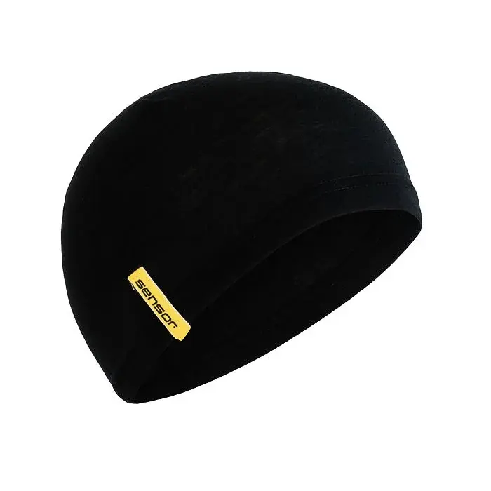 Sensor Шапка Sensor Merino Under чорний