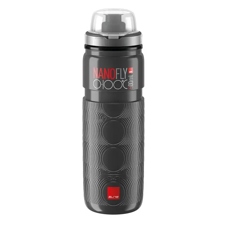 Elite Термофляга велосипедна Elite Nanofly 0-100°C 22' темно-сірий 500ml