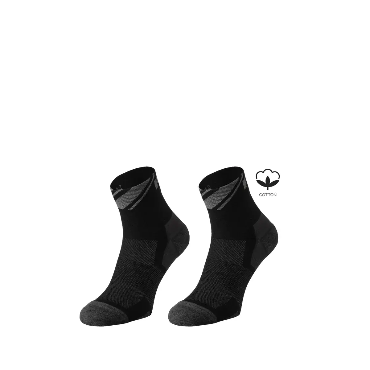 R2 Шкарпетки велосипедні R2 MOVE 2PACK чорний, сірий