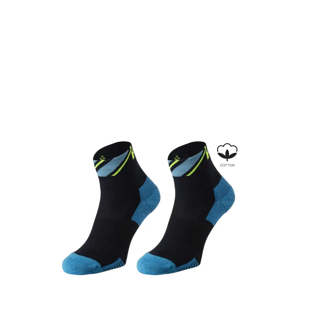 R2 Шкарпетки велосипедні R2 MOVE 2PACK синій, neon жовтий