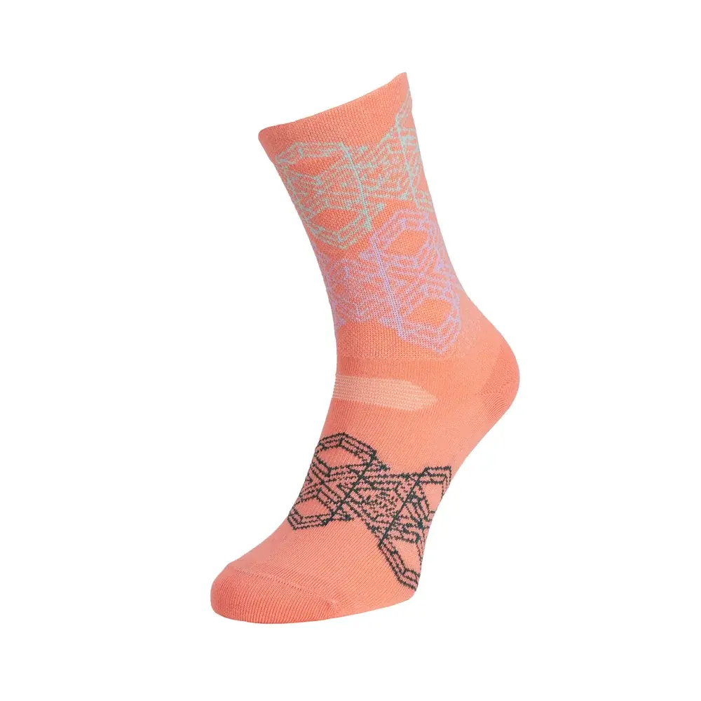 Silvini Шкарпетки велосипедні Silvini Dogana UA1643 coral-green
