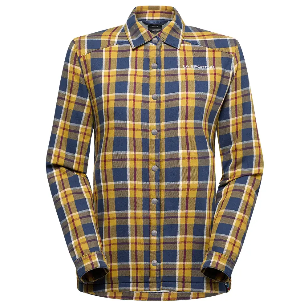 La Sportiva Сорочка жіноча La Sportiva Rambler Lined Flannel Shirt night sky/chalk