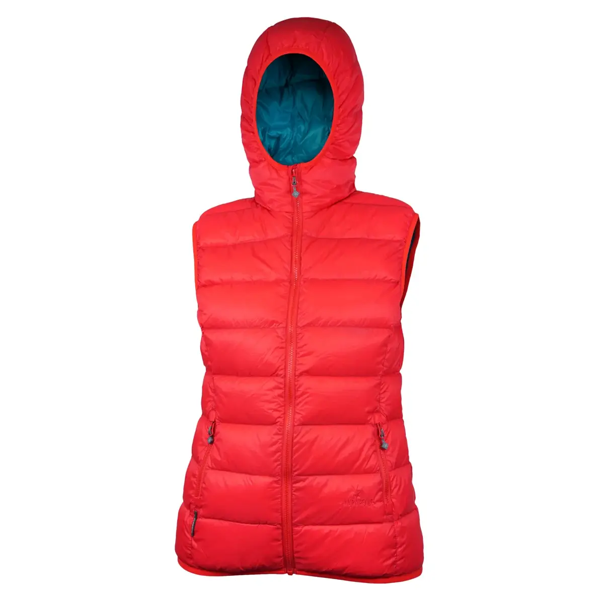 Warmpeace Жилет пуховий жіночий Warmpeace Yuba Lady Hibiscus/harbor blue