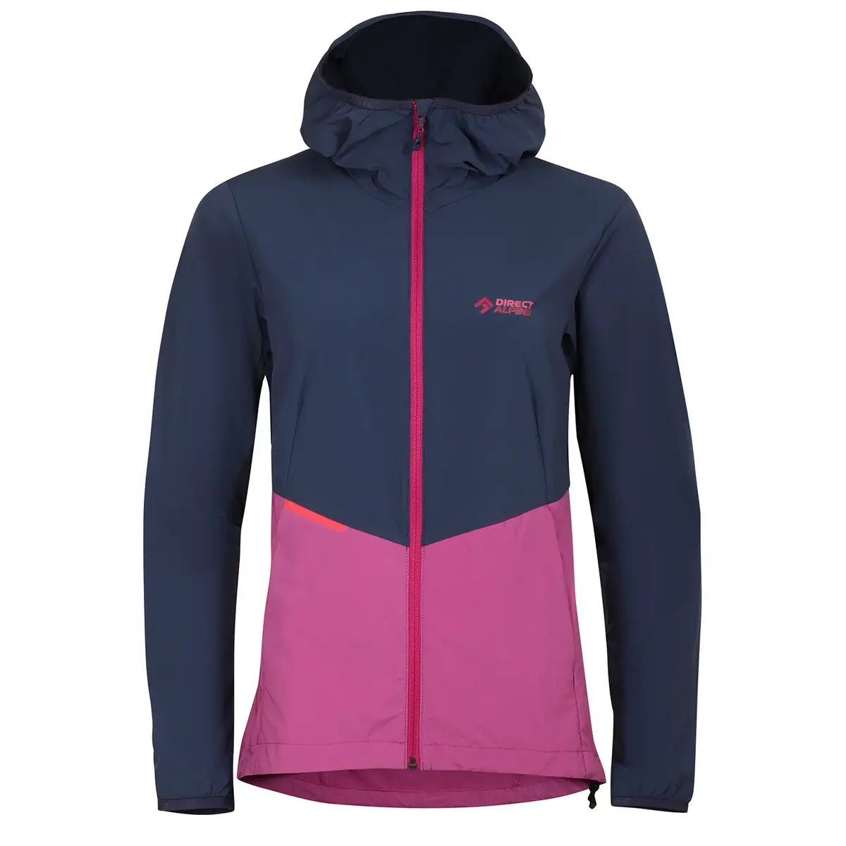 Куртка софтшелова жіноча Direct Alpine Brenta Lady navy/orchid