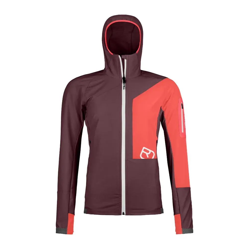 Ortovox Куртка софтшелова жіноча Ortovox W's Berrino Hooded Jacket Winetasting