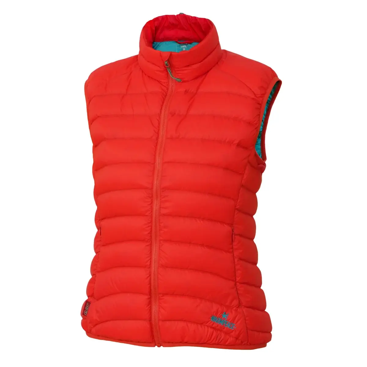 Warmpeace Жилет пуховий жіночий Warmpeace Swan Lady red/fresh blue