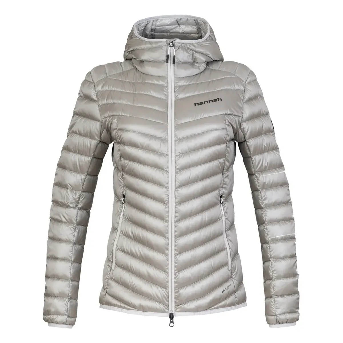 Куртка зимова жіноча Hannah Ary Light gray stripe II