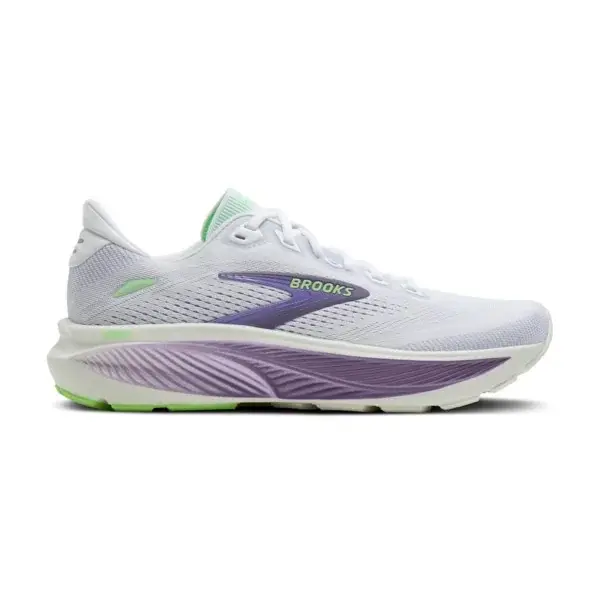 Brooks Кросівки бігові жіночі Brooks Ghost 18 W White/Purple Hebe/Green