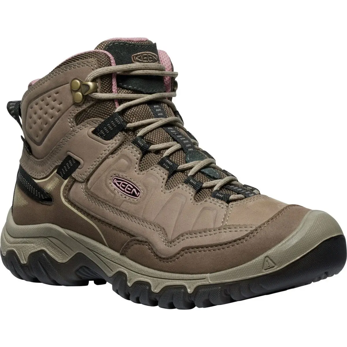 KEEN Трекінгові черевики жіночі KEEN Targhee IV Mid WP Women brindle/nostalgia rose