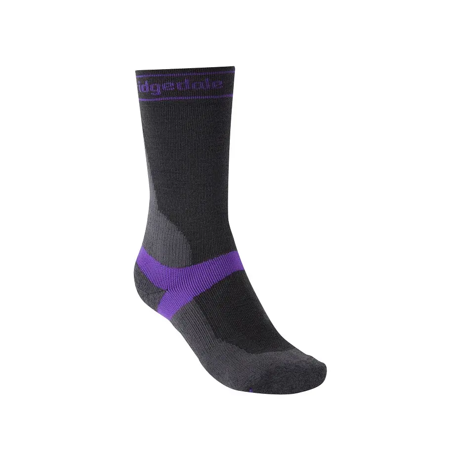 Bridgedale Шкарпетки велосипедні жіночі Bridgedale MTB Mid-Season T2 Merino Sport Boot WMN charcoal