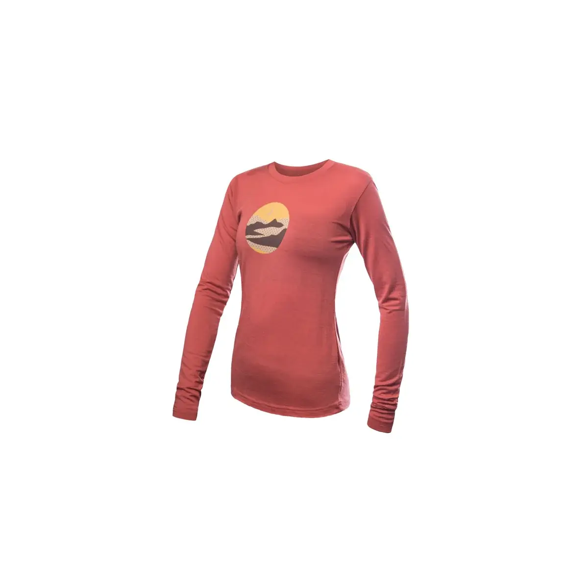Sensor Термолонгслів жіночий Sensor Merino Active Trigslav Terracotta