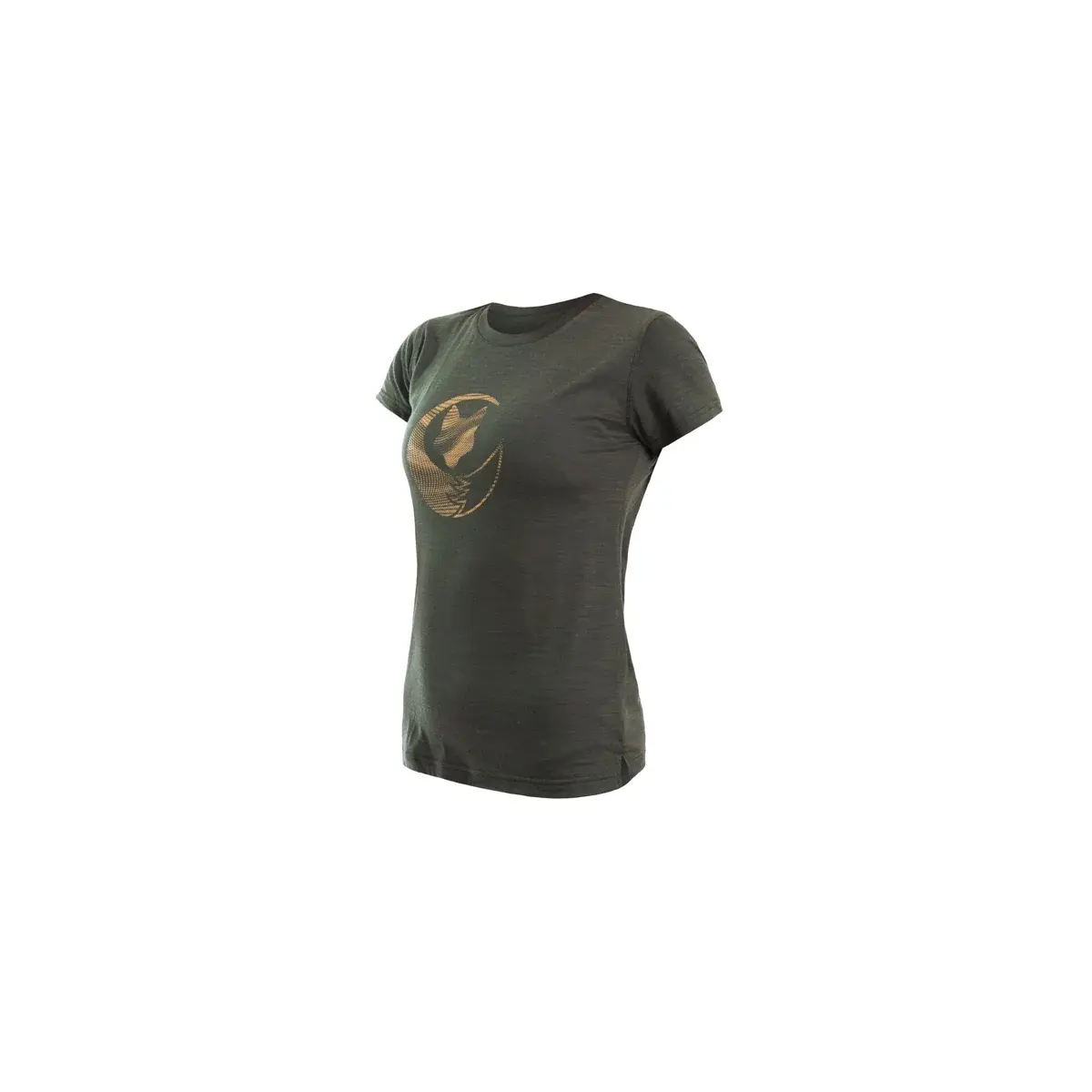 Sensor Термофутболка жіноча Sensor Merino Air Fox Olive green