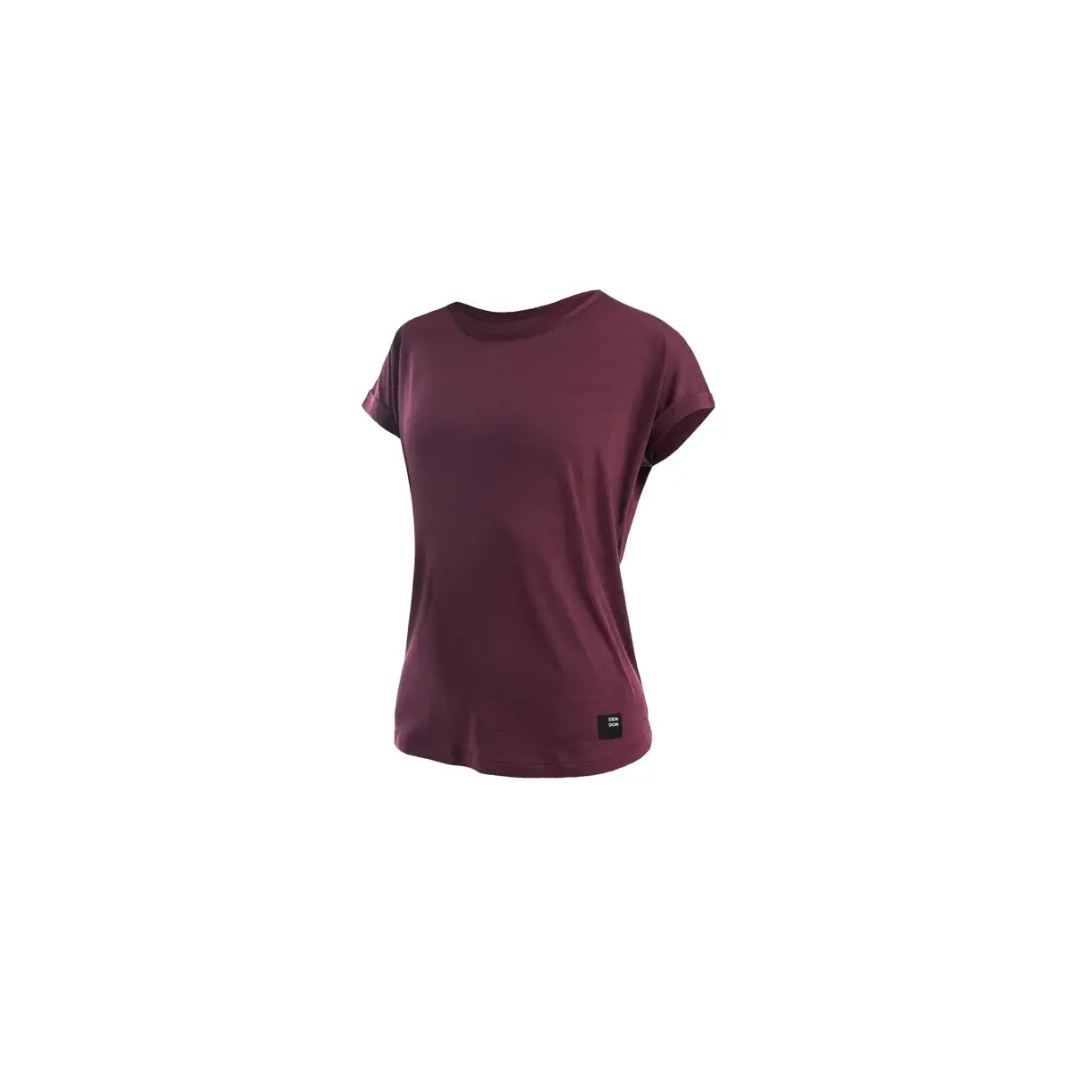 Sensor Термофутболка жіноча Sensor Merino Air Traveller Port red