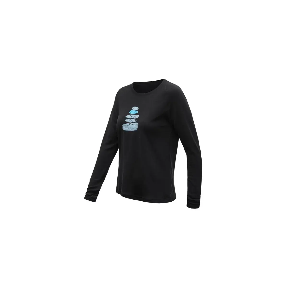 Sensor Термофутболка жіноча Sensor Merino Blend Stone чорний