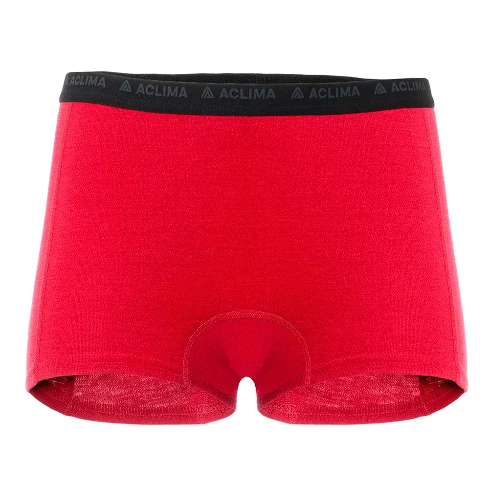 Aclima Труси жіночі Aclima WarmWool Boxer shorts jester red