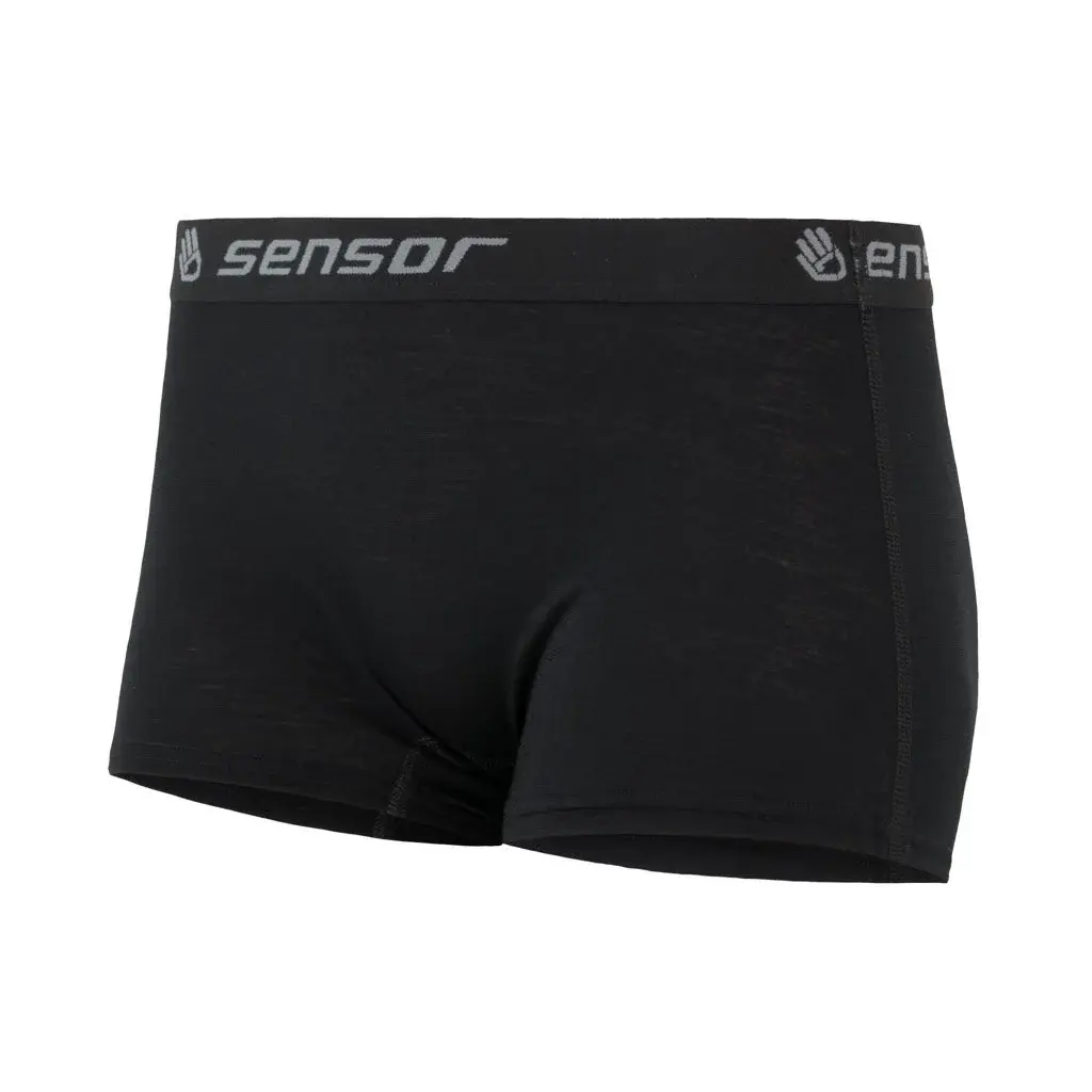 Sensor Труси-шорти жіночі Sensor Merino Active чорний