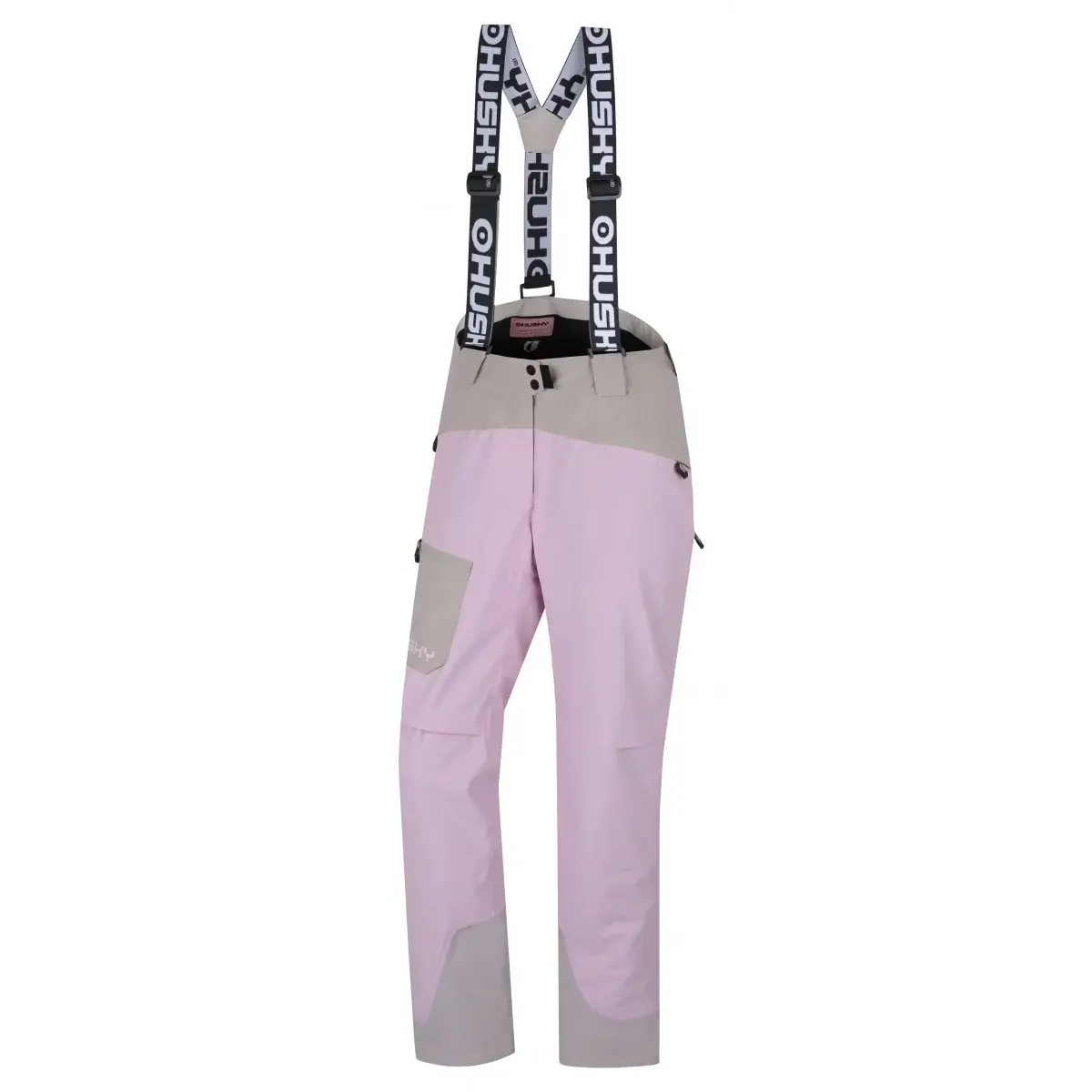 Штани лижні жіночі Husky Glad L pink/beige