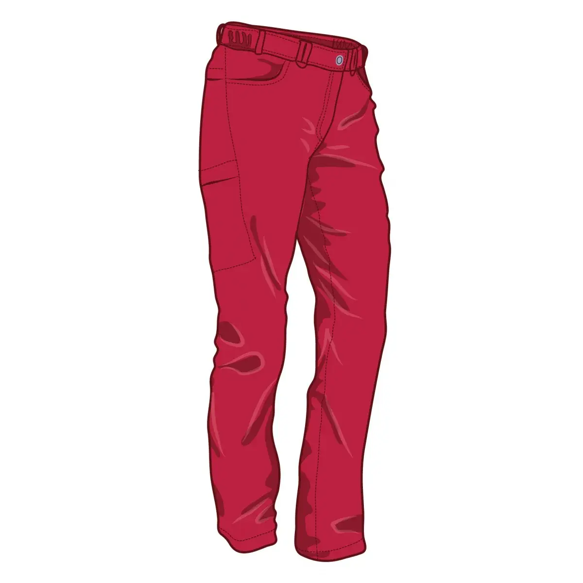 Warmpeace Штани жіночі Warmpeace Crystal Lady rose red
