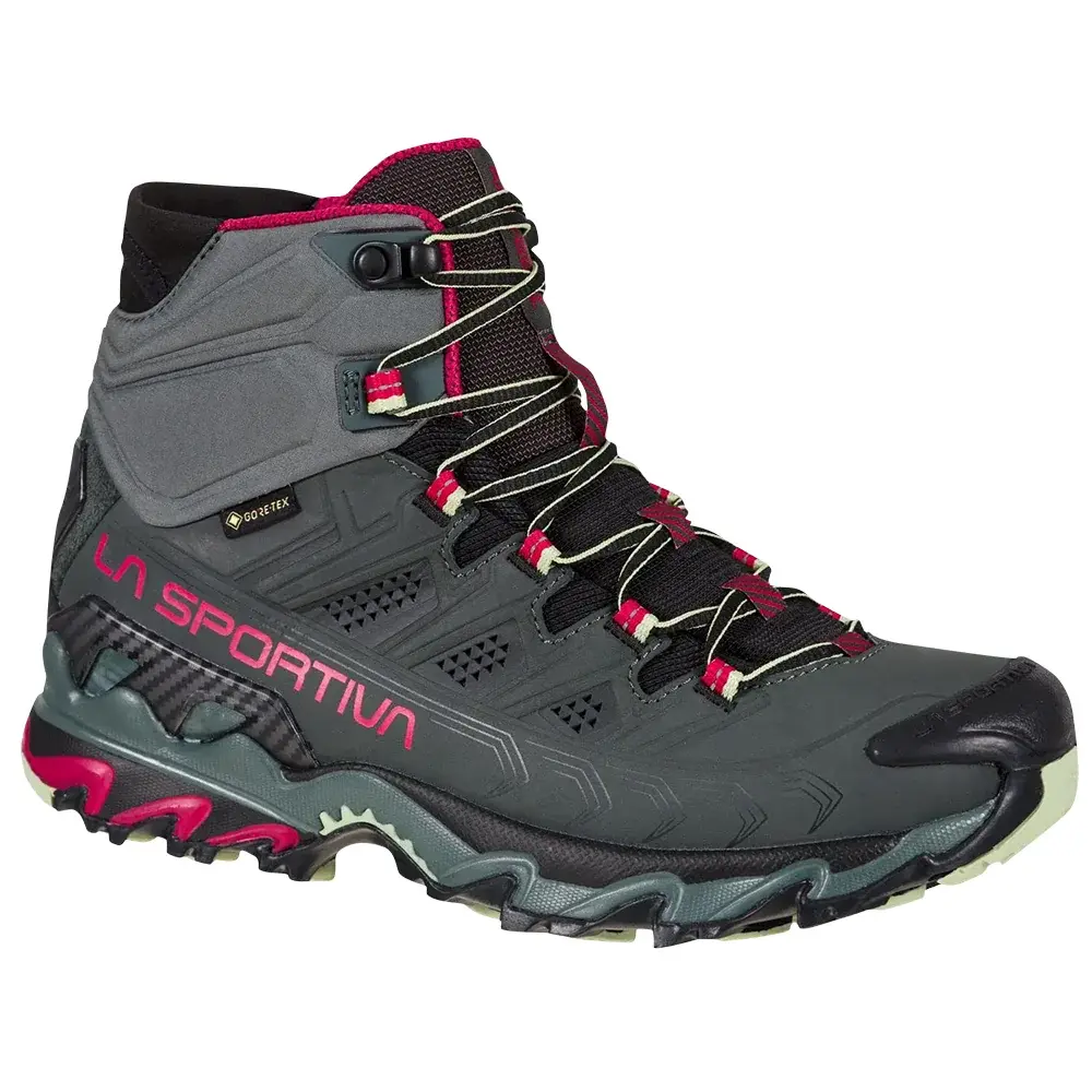 La Sportiva Черевики жіночі La Sportiva Ultra Raptor II Mid Leather Wide GTX charcoal/cerise