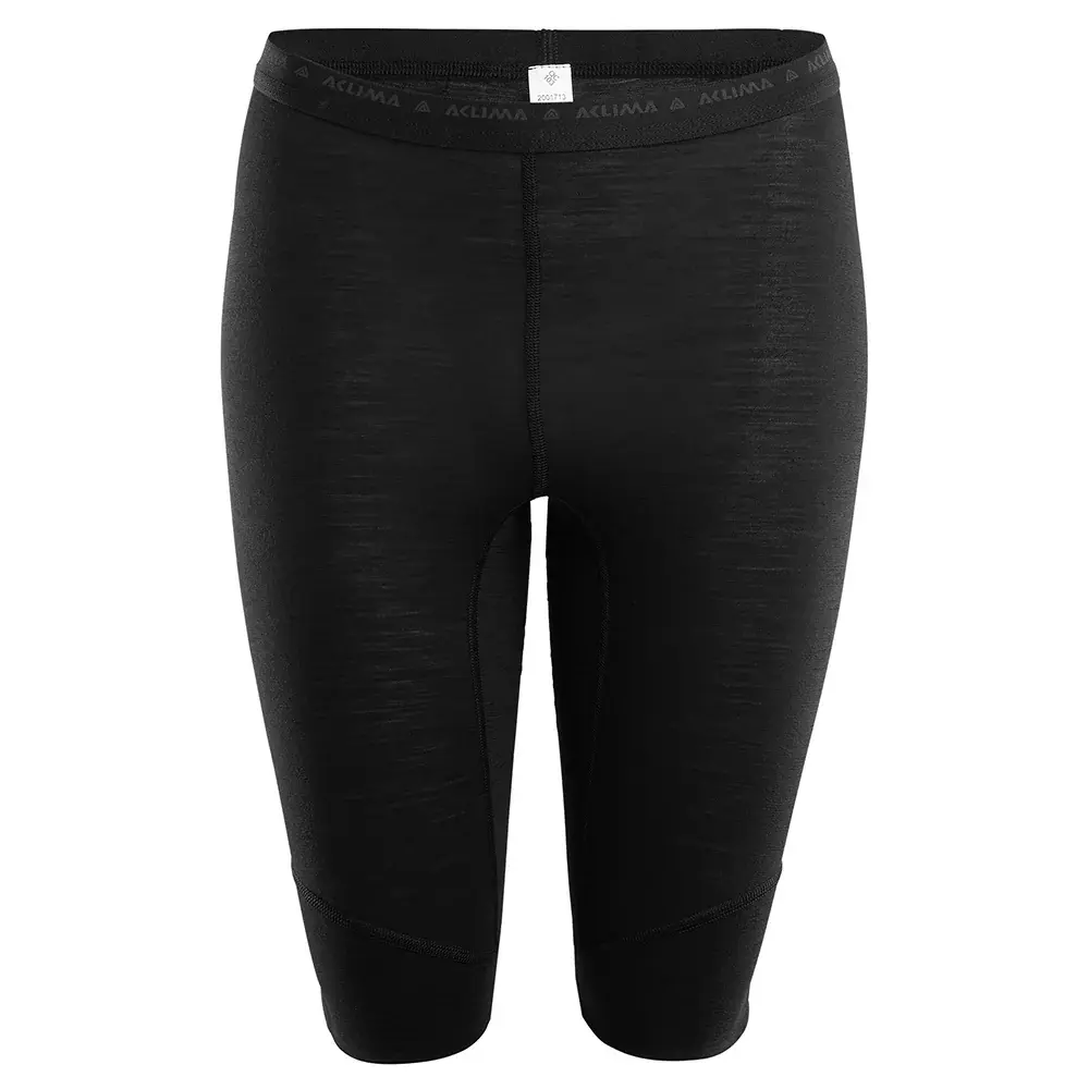 Aclima Шорти жіночі Aclima LightWool Shorts Long Woman jet black