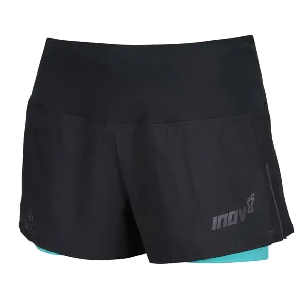 Inov8 Шорти бігові жіночі Inov8 Trailfly Ultra 3" 2in1 Short W black/teal