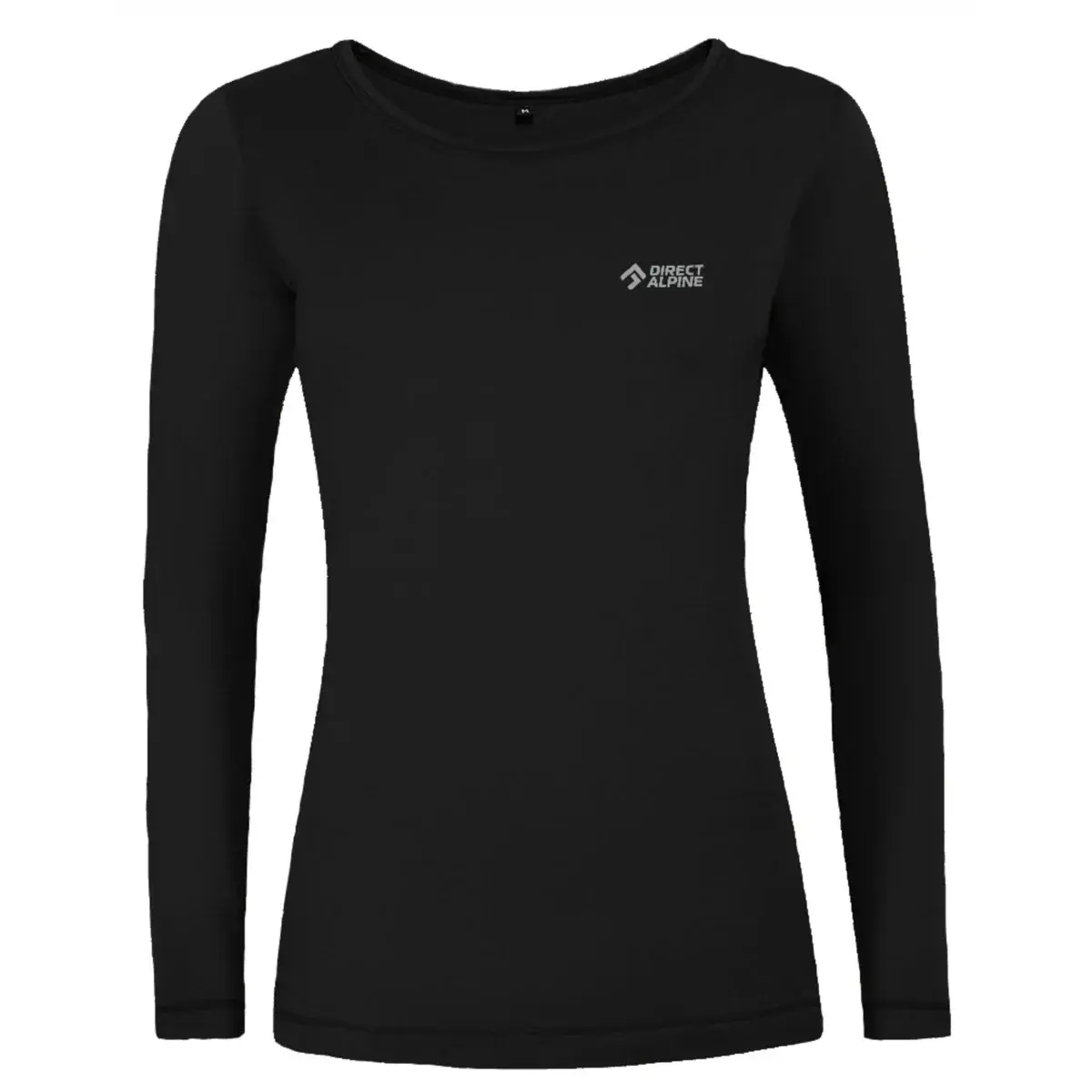 Direct Alpine Футболка Merino жіноча Direct Alpine FURRY LONG LADY black (DA big font)