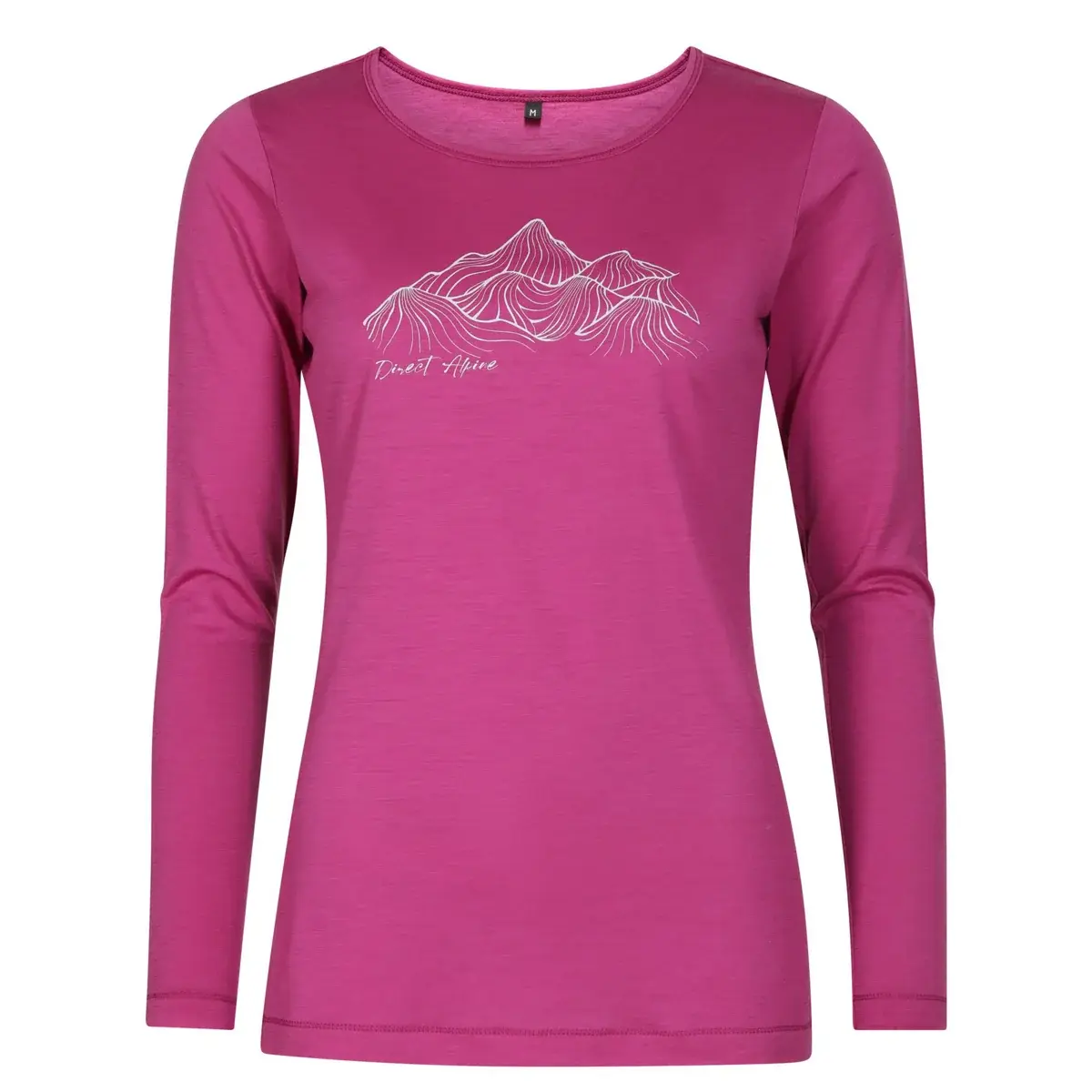 Direct Alpine Футболка Merino жіноча Direct Alpine FURRY LONG LADY orchid (Sillent hills)