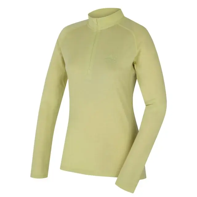 Husky Футболка Merino жіноча Husky MEROW ZIP L light green, розмір
