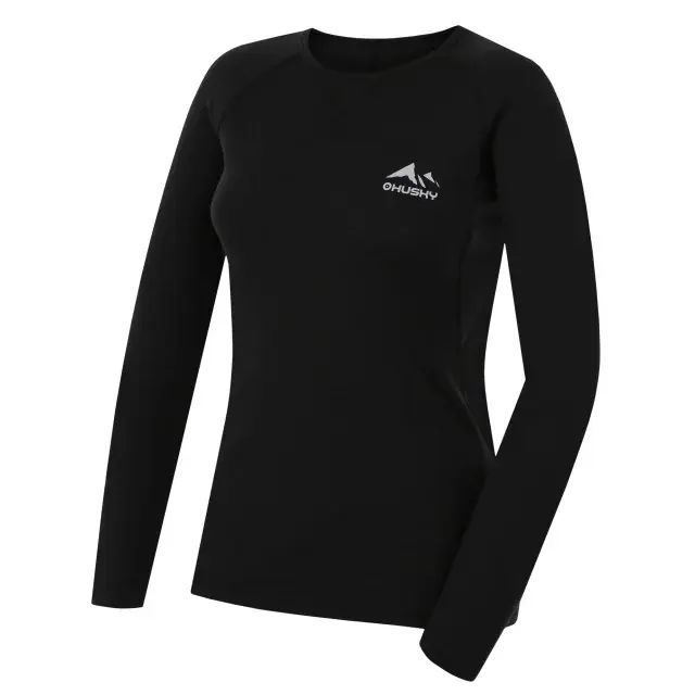 Husky Футболка Merino жіноча Husky MERTEE L black, розмір