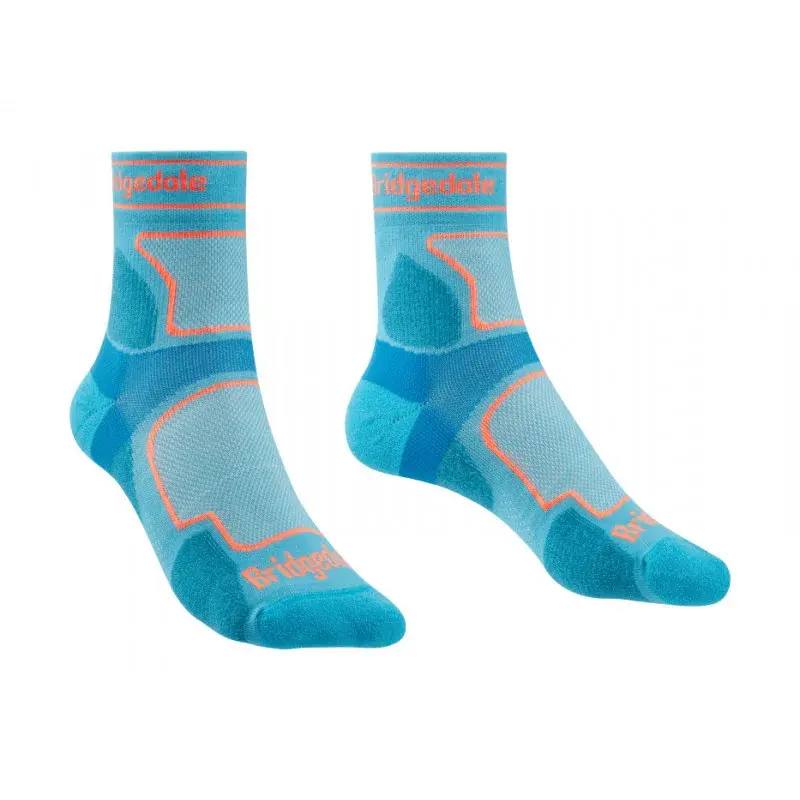 Bridgedale Шкарпетки жіночі Bridgedale Trail Run LW T2 MS 3/4 Crew Women´s blue