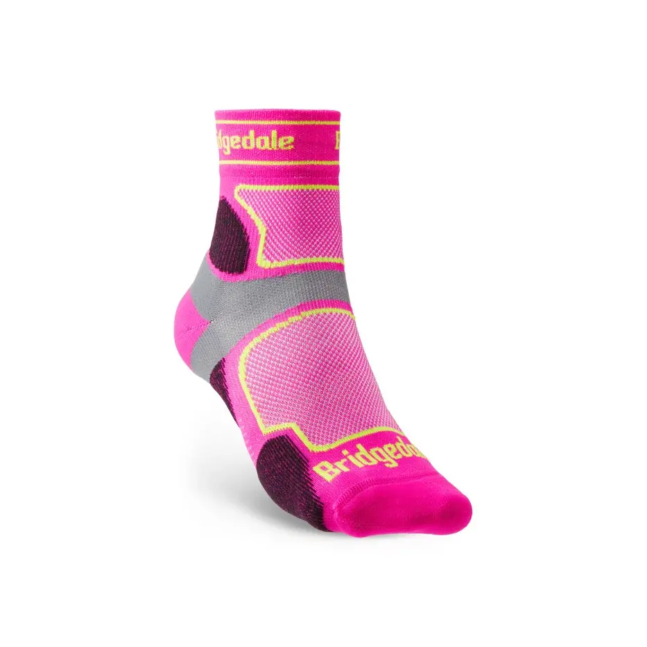 Bridgedale Шкарпетки бігові жіночі Bridgedale Trail Run UL T2 CS 3/4 Crew pink