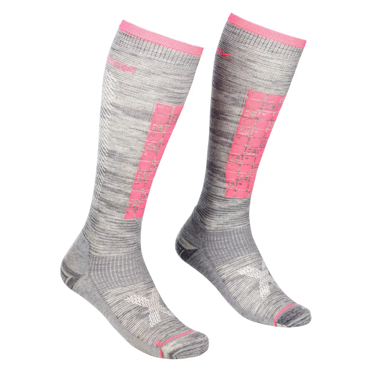 Ortovox Шкарпетки жіночі Ortovox Ski Compression Long Grey Blend