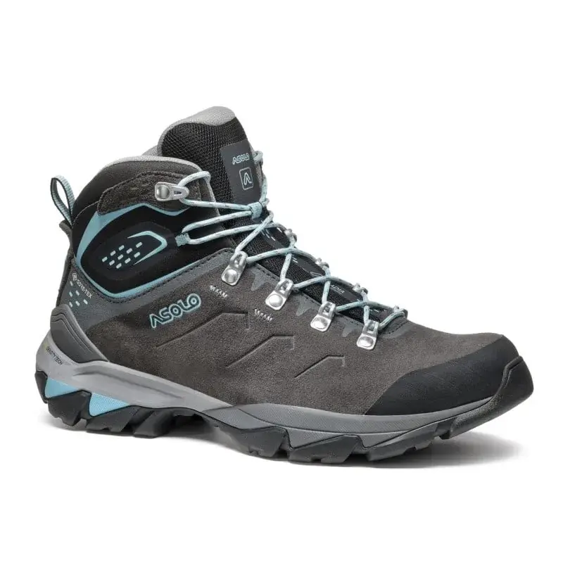 Asolo Черевики для широкої стопи жіночі Asolo Acadia MID GTX Bunion ML graphite/sky blue