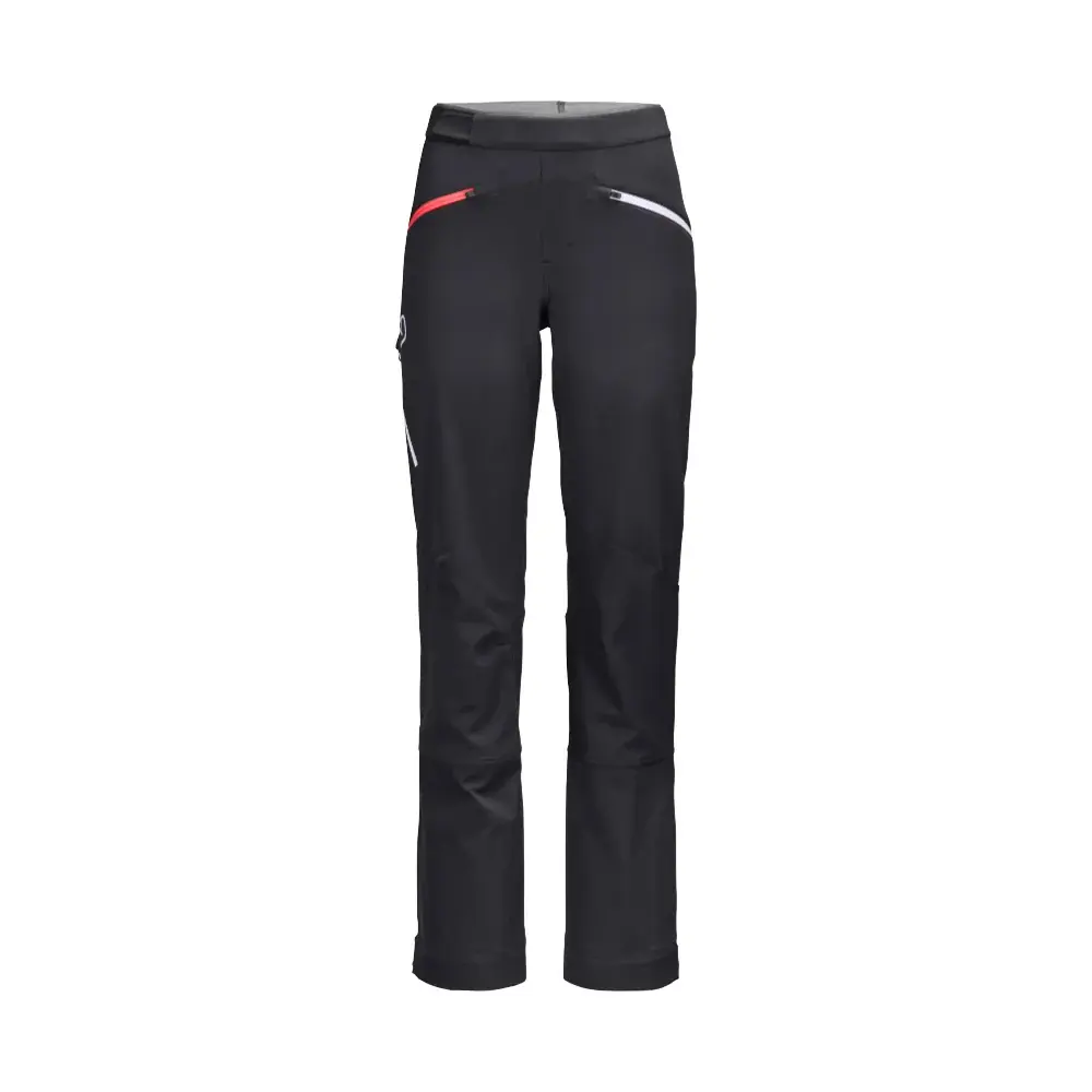 Штани софтшелові та скітурові жіночі Ortovox W's Col Becchei Pants Black raven