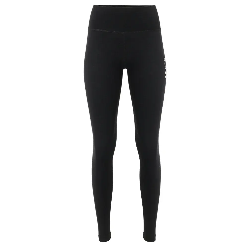 Aclima Термоштани жіночі Aclima WarmWool Longs High Waist jet black