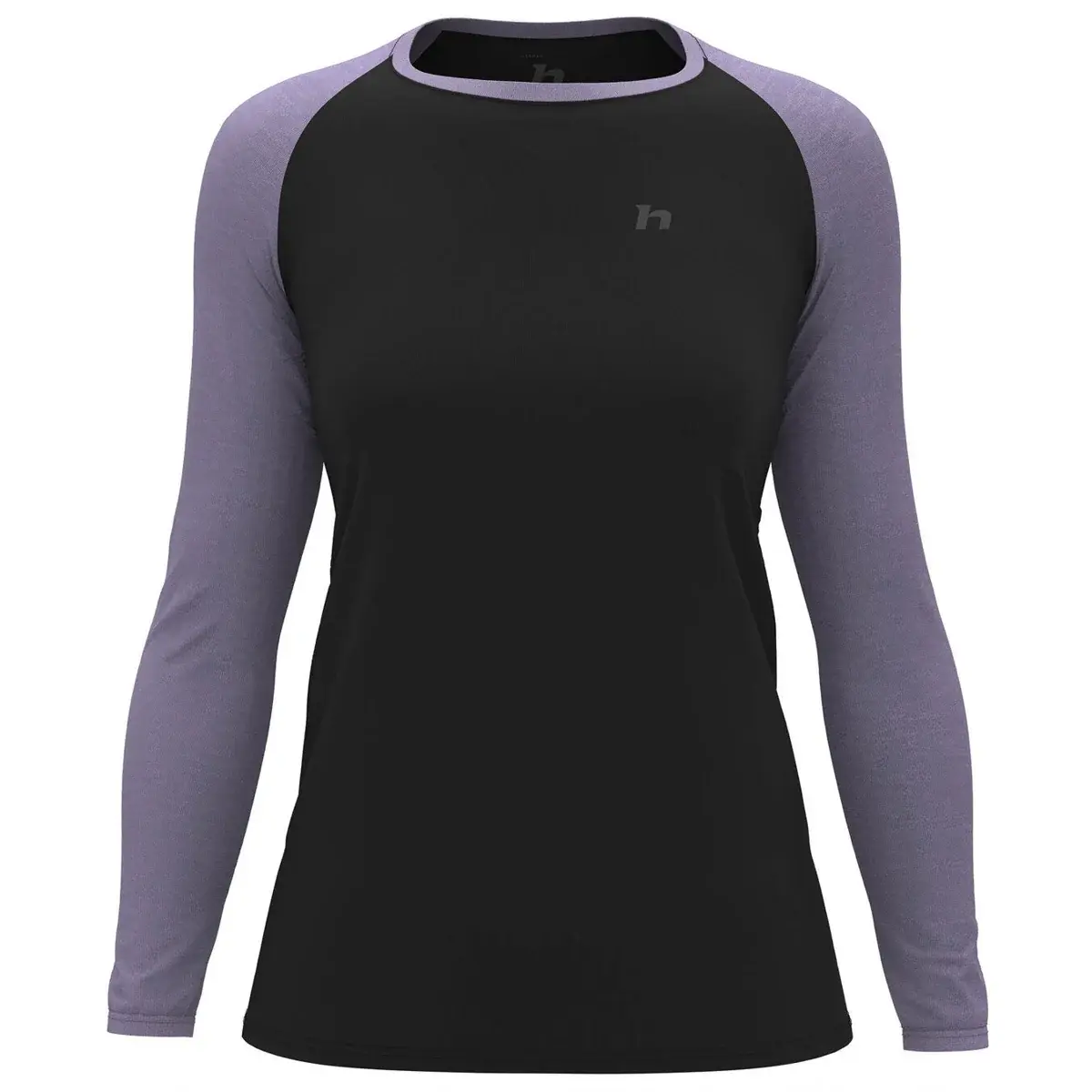 Hannah Термофутболка жіноча Hannah Leslie L/S anthracite/wisteria