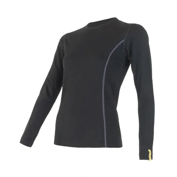 Sensor Термолонгслів жіночий Sensor Merino Active чорний