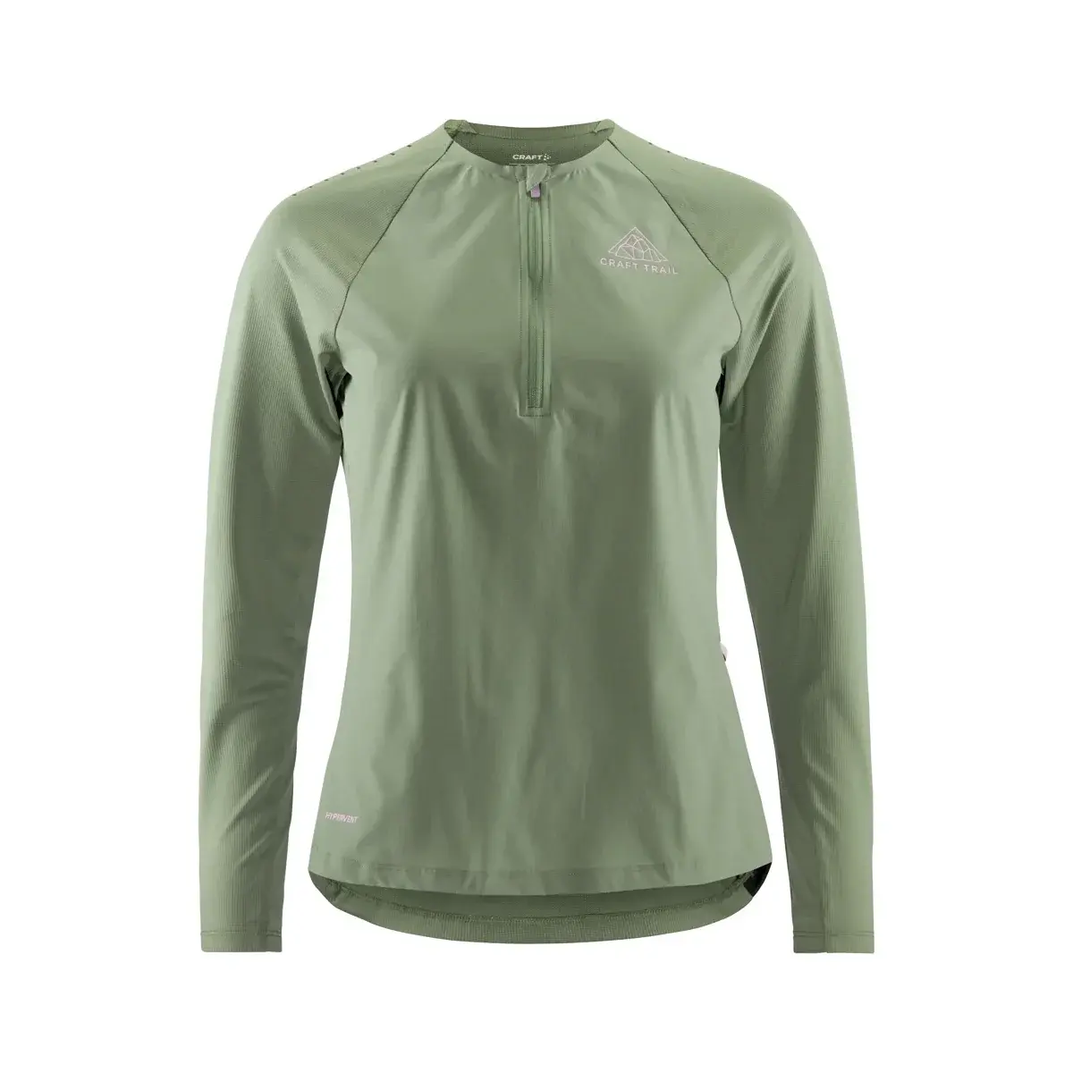 Craft Футболка жіноча Craft PRO Trail Wind LS зелений