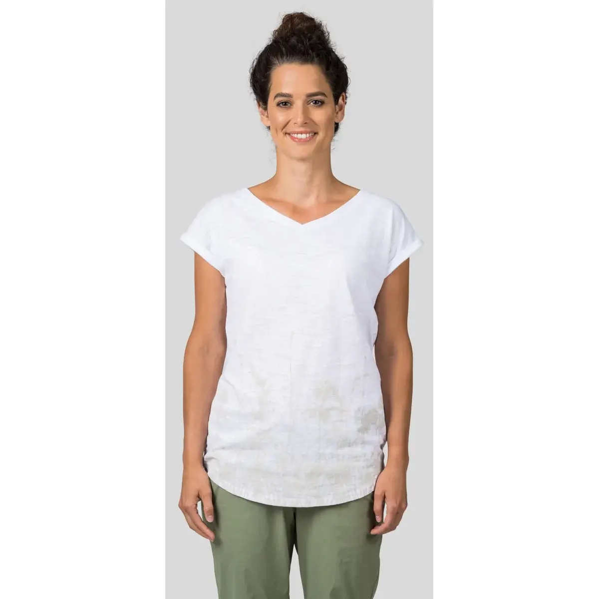 Hannah Футболка жіноча Hannah Marme White - gray