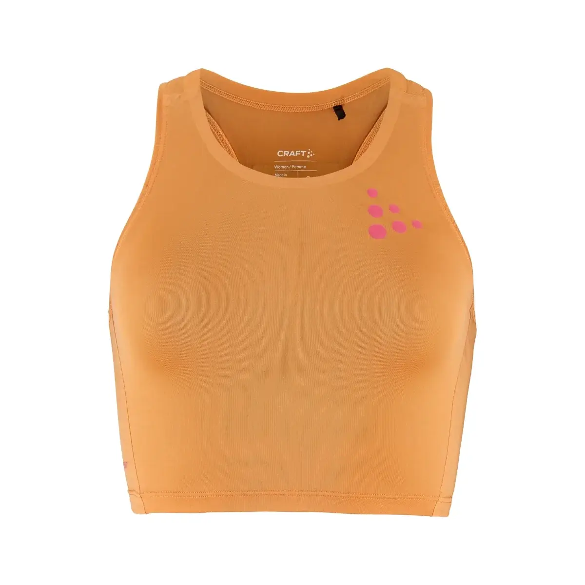 Craft Топ для бігу жіночий Craft PRO Hypervent Cropped Top 2 помаранчевий