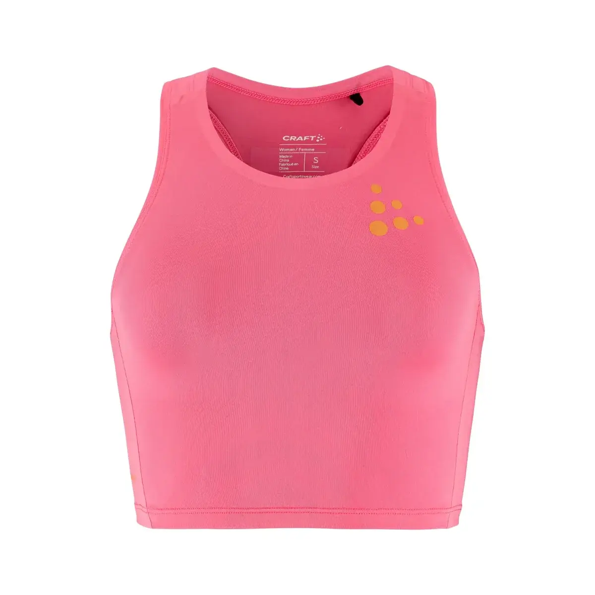 Craft Топ для бігу жіночий Craft PRO Hypervent Cropped Top 2 рожевий