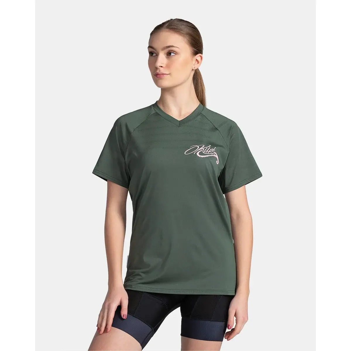 Kilpi Велоджерсі жіноче Kilpi Remido-W dark green