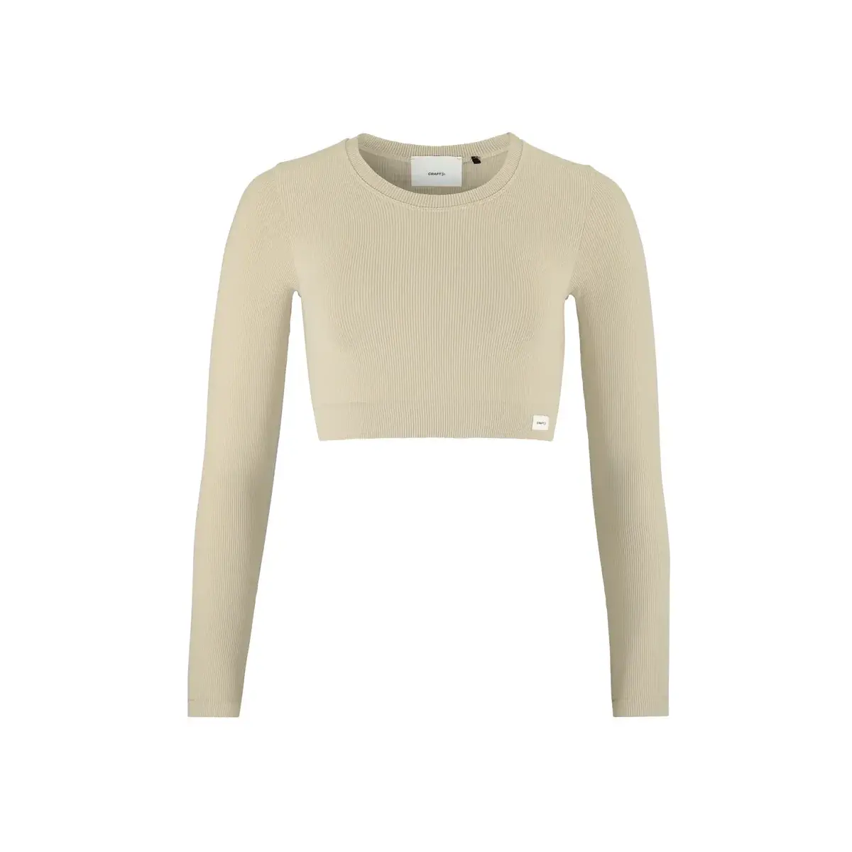 Craft Топ жіночий Craft Collective Rib Cropped LS коричневий