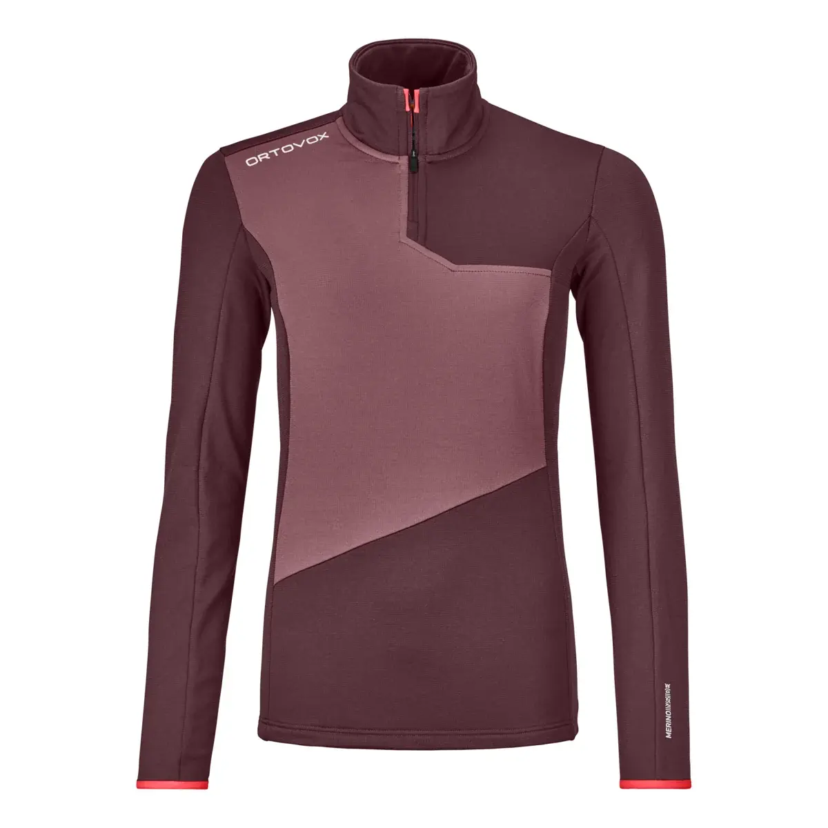 Ortovox Светр зимовий жіночий Ortovox W's Fleece Light Zip Neck Winetasting