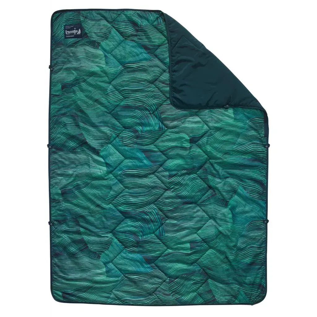 Ковдра Therm-a-rest Stellar Blanket GreenWave Print