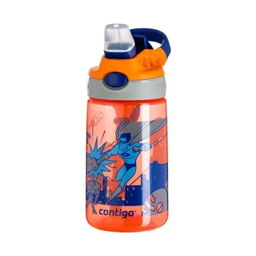 Contigo Пляшка дитяча Contigo Autospout James (прибл. 420 ml) помаранчевий з героями