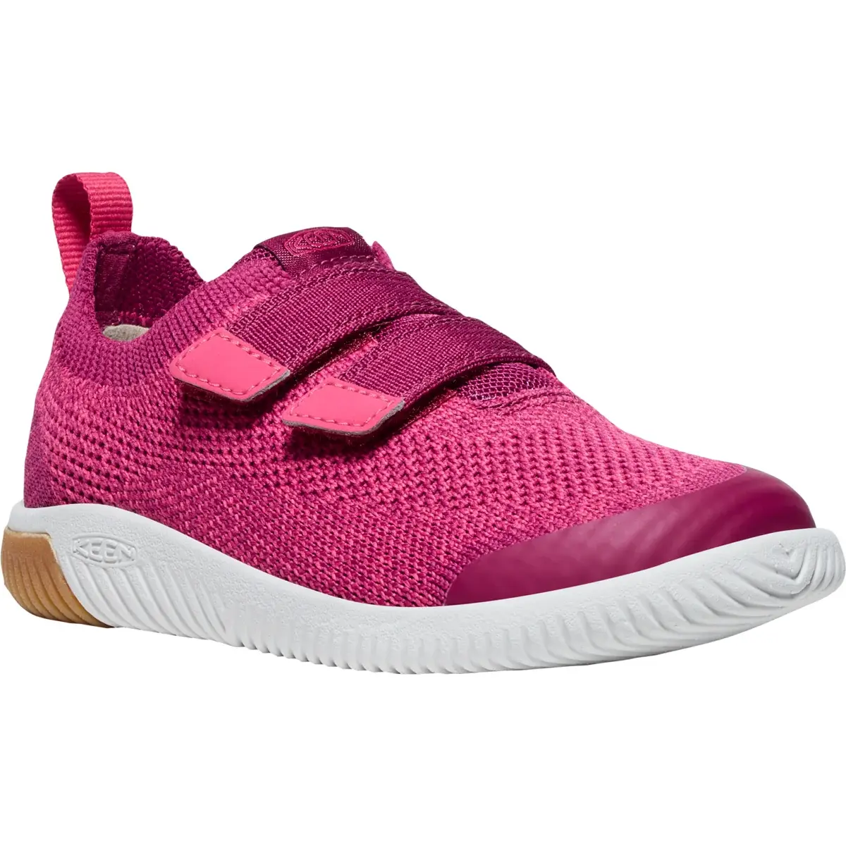 KEEN Дитяче взуття барефут KEEN KNX Knit DS Children/Youth beaujolais/raspberry