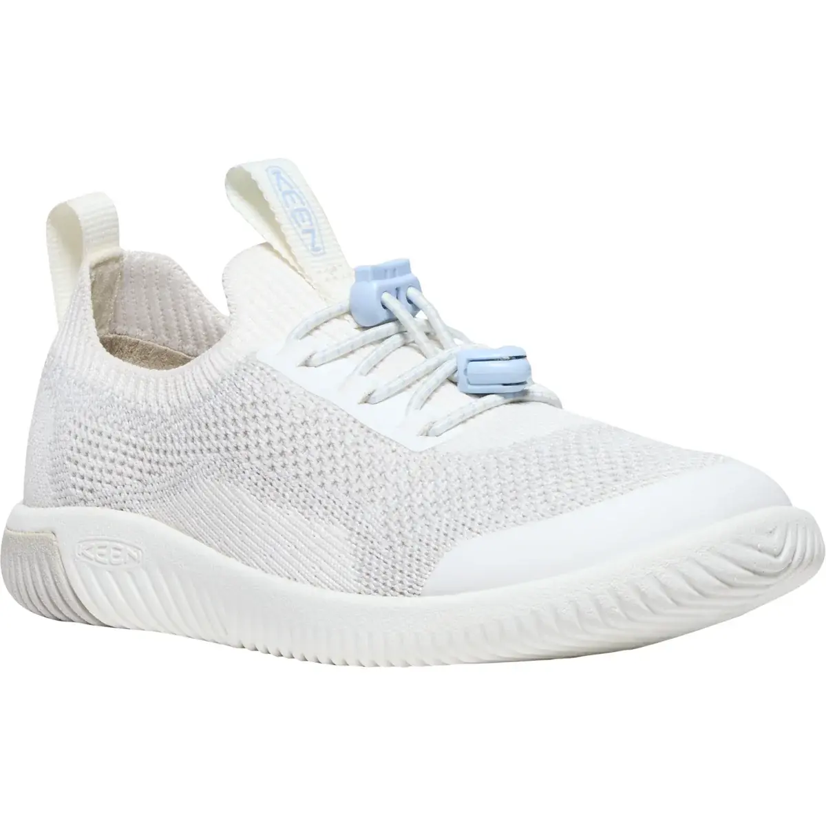 KEEN Дитяче взуття барефут KEEN KNX Knit Lace Children/Youth star white/skyway