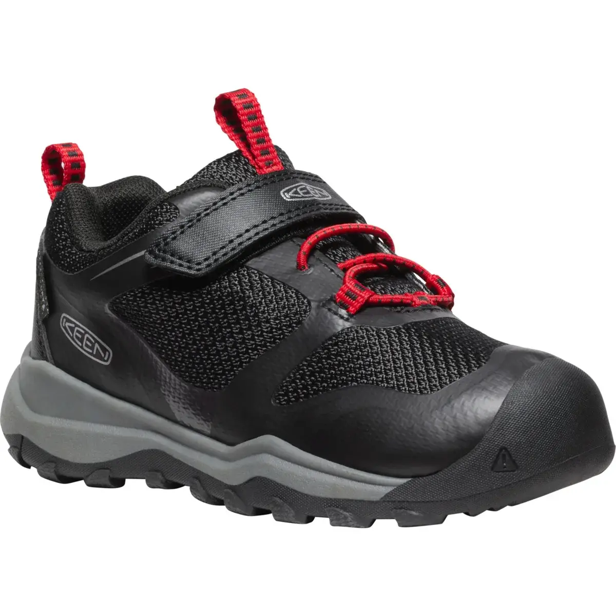 KEEN Дитяче взуття KEEN Wanduro Low WP black/ribbon red